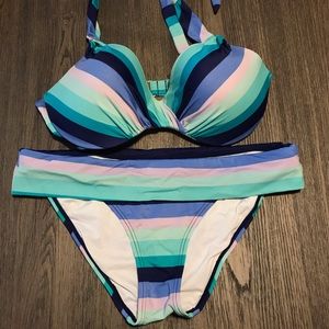 Striped Victoria’s Secret Bikini